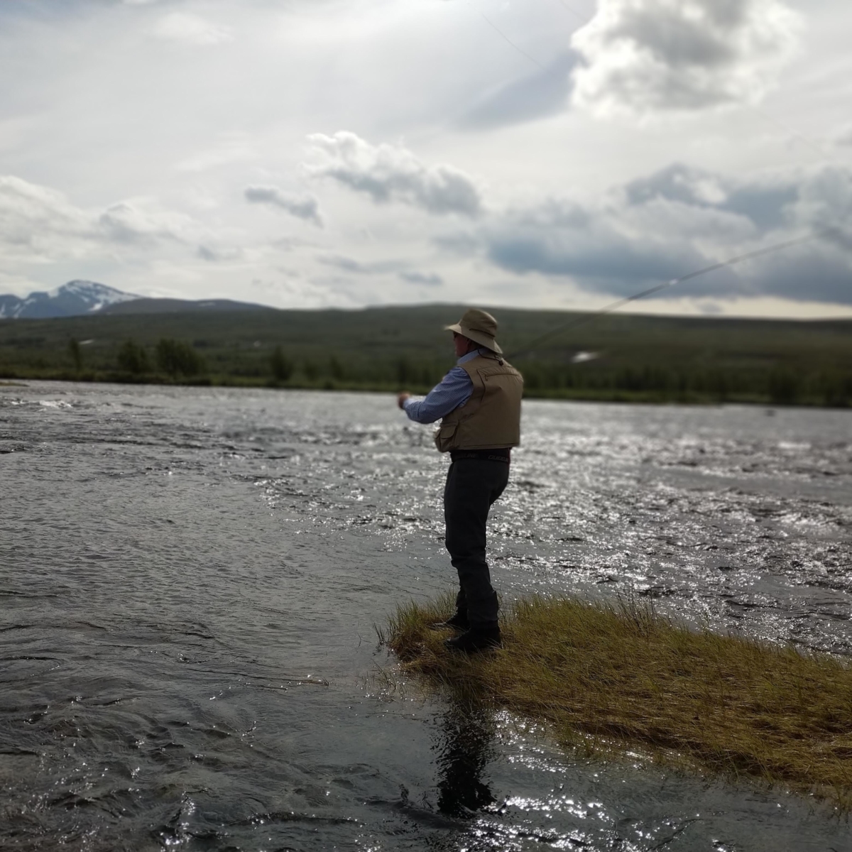 Fly Fishing under the Midnight Sun in Swedish Lapland (2025)